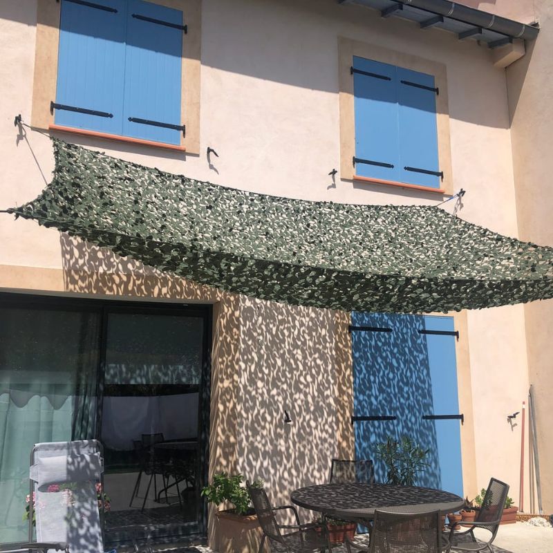 Filet de camouflage renforcé vert