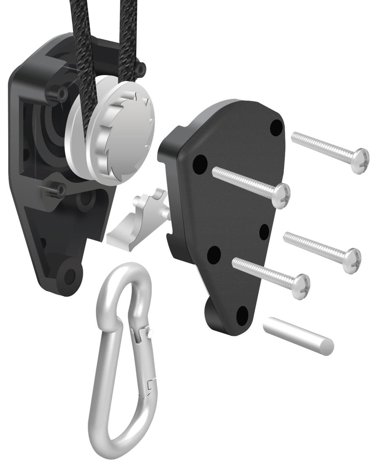 Cordes à cliquets (lot de 4) - Pergola / Mat téléscopique Mon refuge Fraicheur