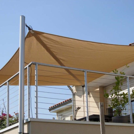 Avis client Voile d'ombrage beige Mon Refuge Fraicheur