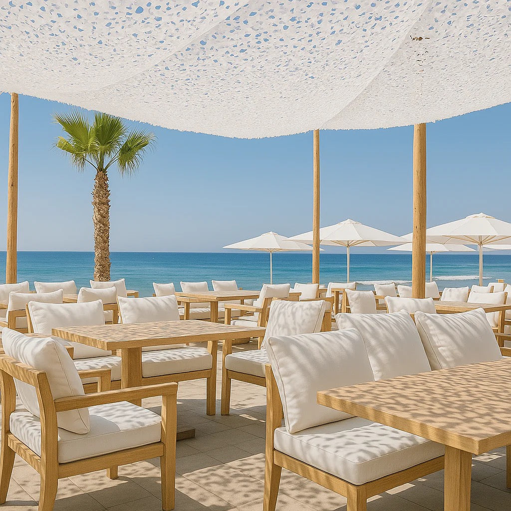 Filet de Camouflage Renforcé - Blanc Mon refuge Fraicheur