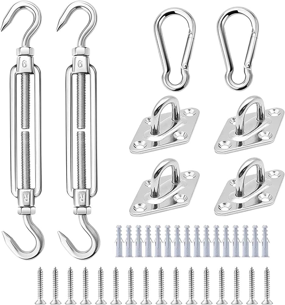 Kit de Fixation Inox - Tout supports Mon refuge Fraicheur