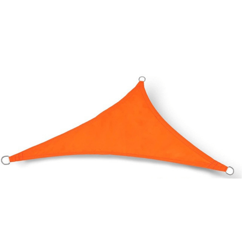 Toile d'ombrage Triangulaire Orange Mon refuge Fraicheur