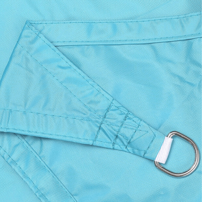 Toile d'ombrage Triangulaire Turquoise Mon refuge Fraicheur