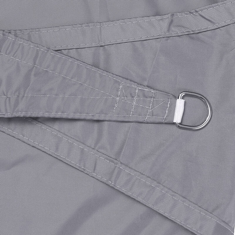 Toile d'ombrage Carré Grise Mon refuge Fraicheur