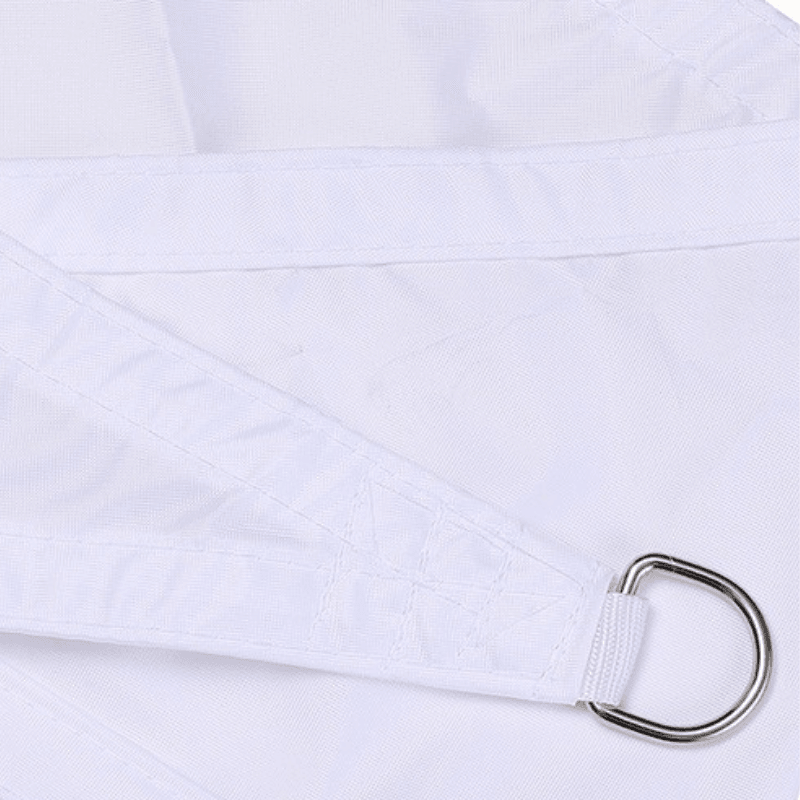 Toile d'ombrage Rectangulaire Blanche Mon refuge Fraicheur