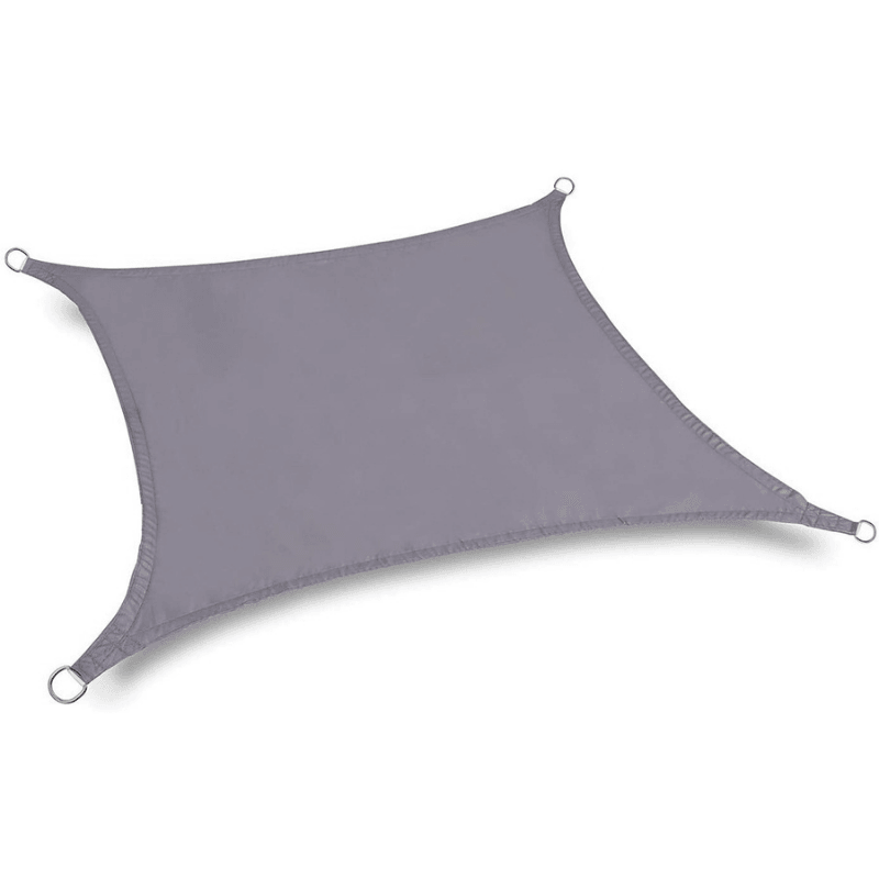 Toile d'ombrage Rectangulaire Grise Toile d'Ombrage