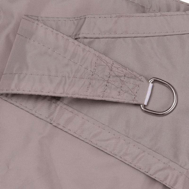 Toile d'ombrage Carré Taupe Mon refuge Fraicheur