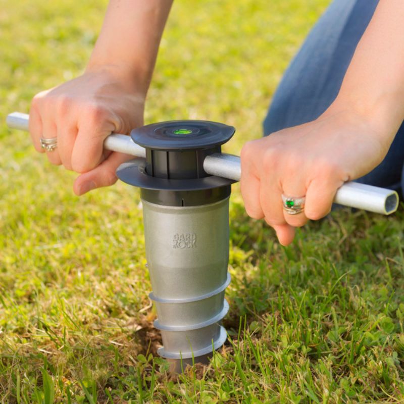 Base d'Ancrage en Aluminium - Mâts télescopique Mon refuge Fraicheur