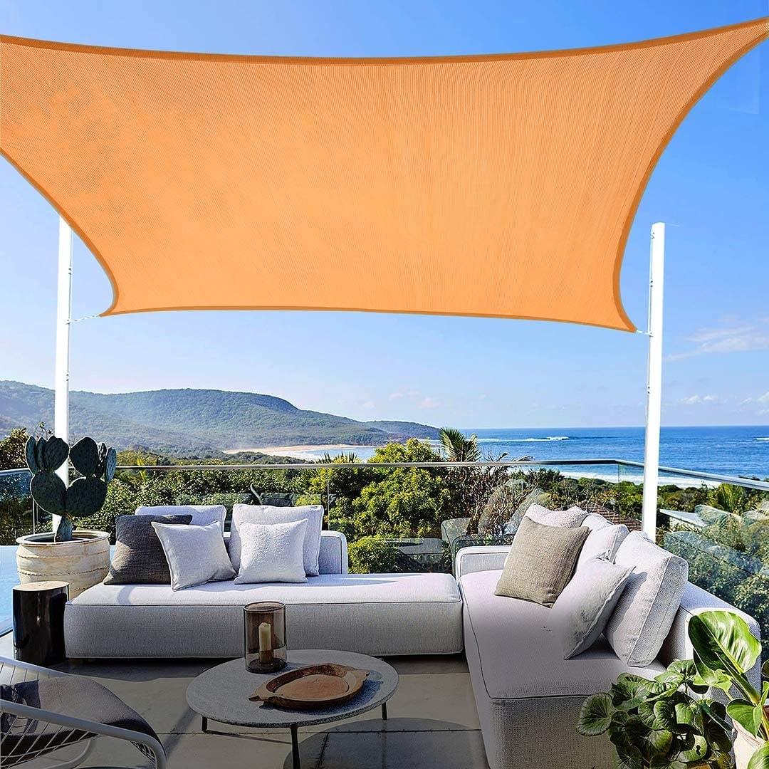 Toile d'ombrage Carré Moutarde