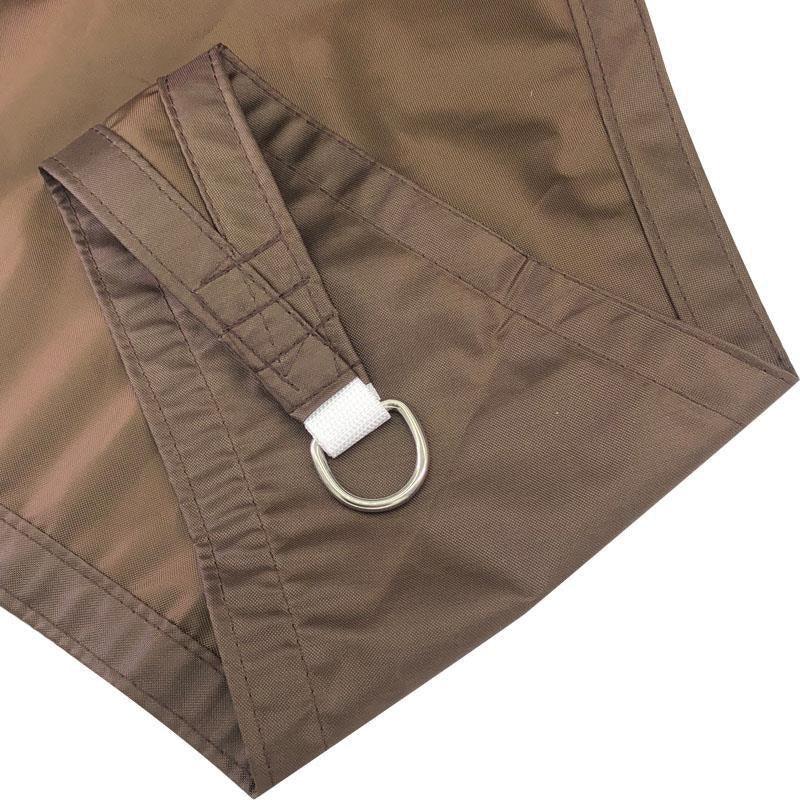 Toile d'ombrage Carré Marron Mon refuge Fraicheur