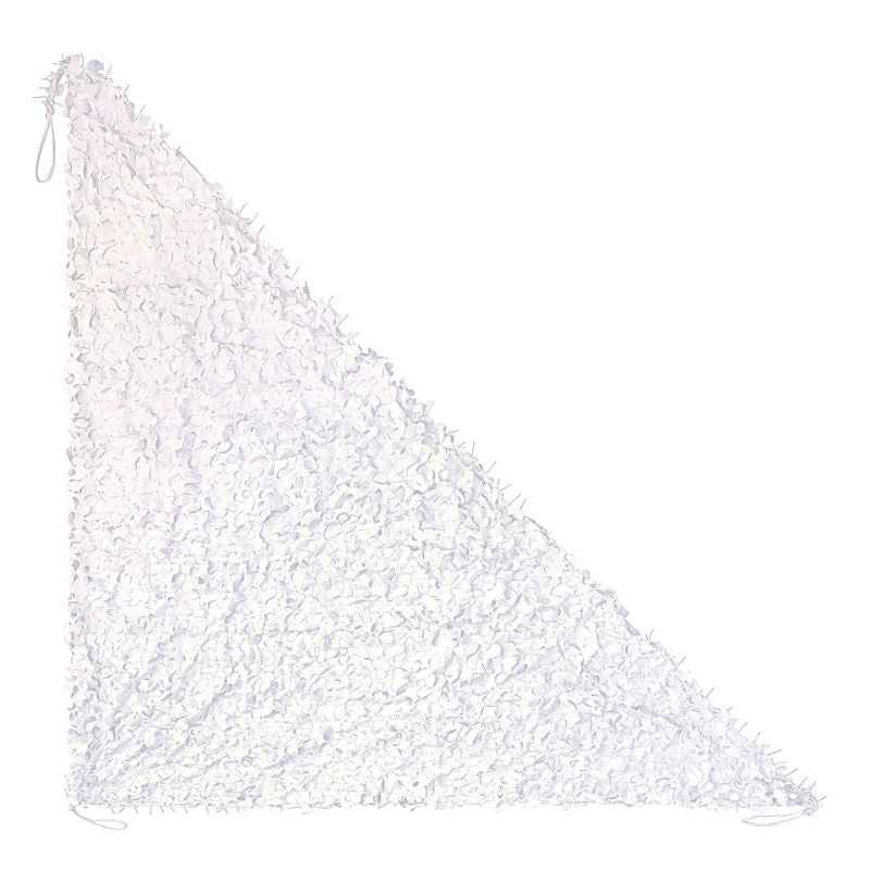 Filet de camouflage triangulaire blanc