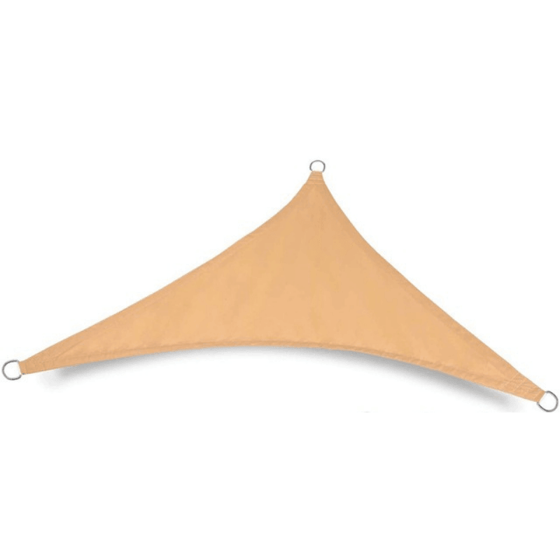 Toile d'ombrage Triangulaire Sable Mon refuge Fraicheur