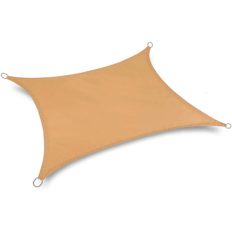Toile d'ombrage Rectangulaire Sable Toile d'Ombrage